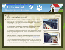 Tablet Screenshot of dukesmead.co.uk